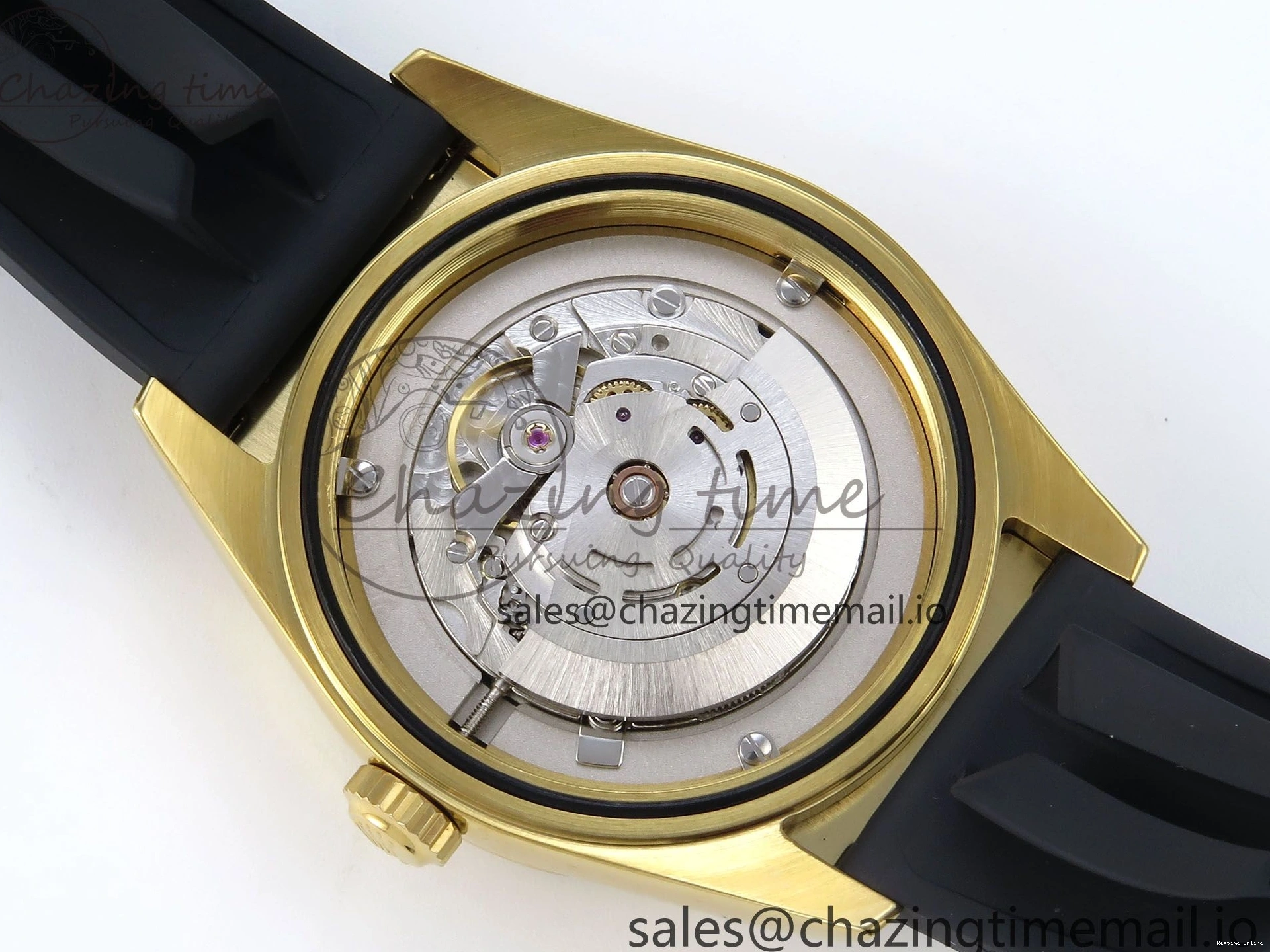 0701 Trendy Sky-Dweller 336238 YG ZF 1:1 Best Edition White Dial on Oysterflex Strap A23J (Gain Weight) 904